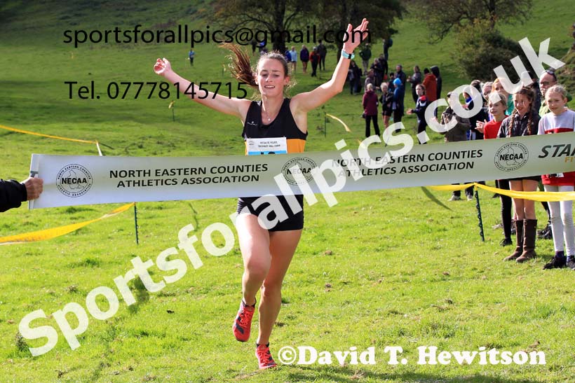 Senior and Masters Women, 2022 NECAA Cross Country Relays, Thornley Hall Farm, Peterlee, County Durham, October 15th. Photo: David T. Hewitson/Sports for All Pics